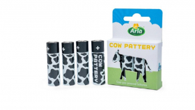 Arla Foods выпустил батарейки из коровьего навоза 